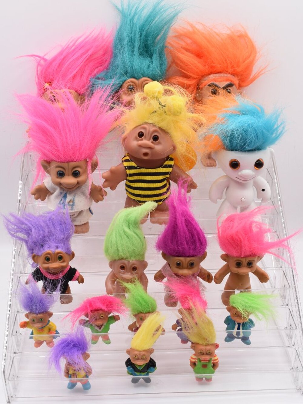 Vintage Trolls Forest Dam Russ Various Sizes - Lot of 18 Trolls 1900's 2000's